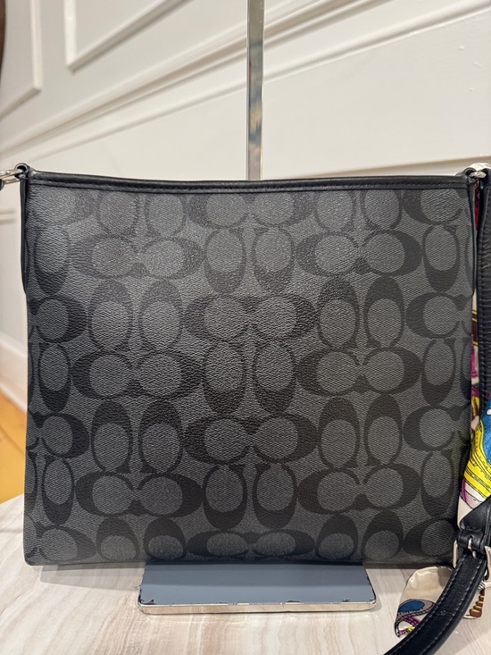 Coach Black File Signature Crossbody Bag - Picture 8 of 17